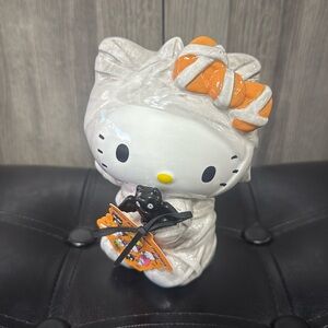 New Blue Sky Clayworks Hello Kitty Halloween Mummy Ceramic By Heather Goldminc